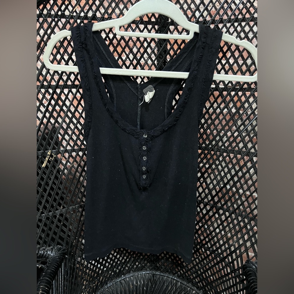 Free people distressed tank